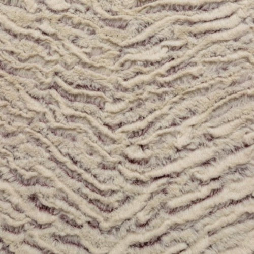 Brown Frosted Zigzag