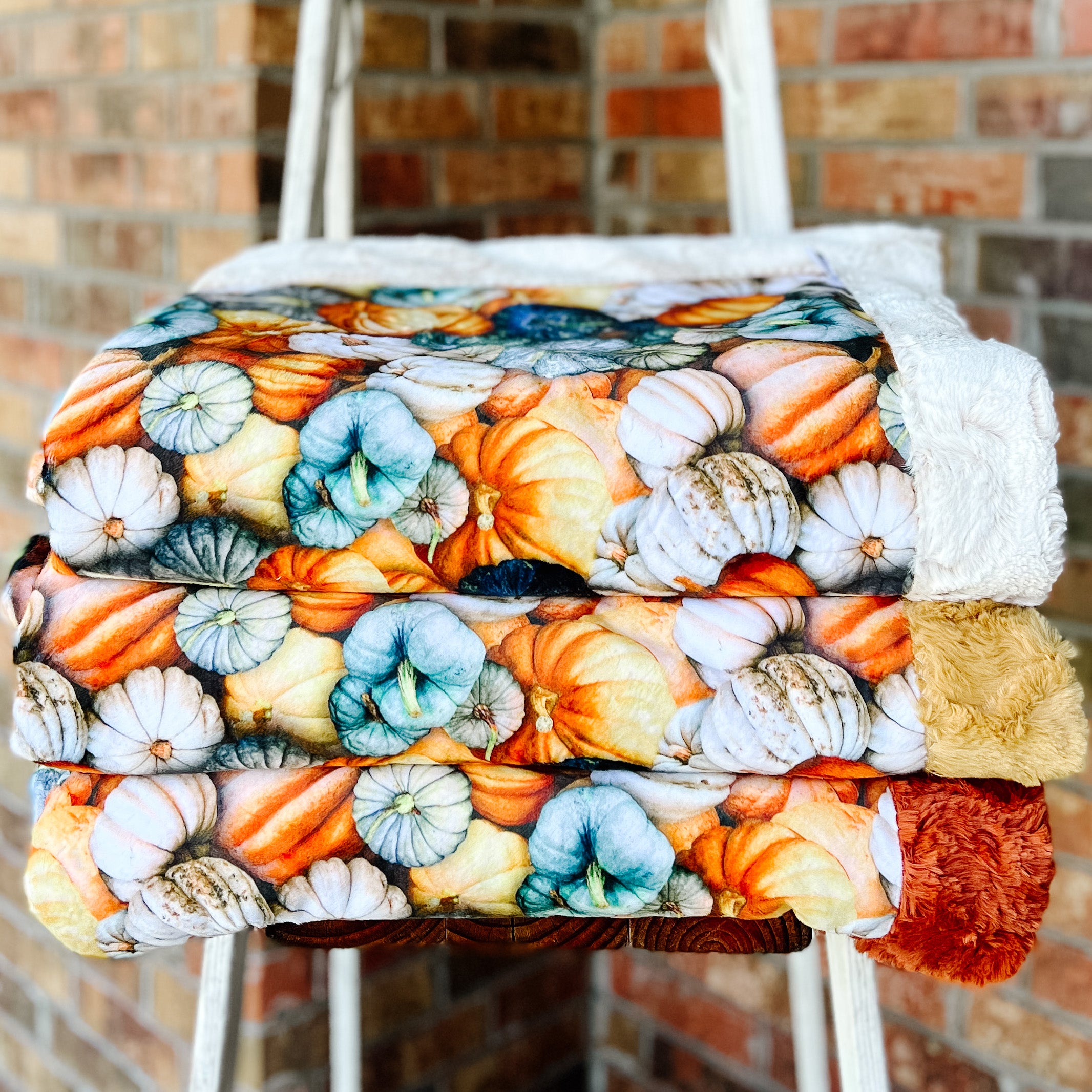 Last Chance! RTS LE Pumpkins Snuggle Blanket