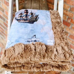 RTS Last Chance! Ahoy Snuggle Blanket