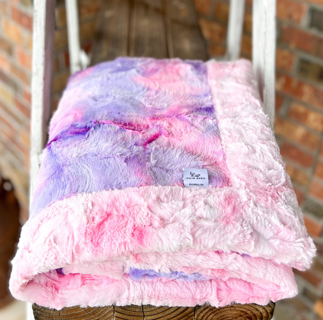Easy Order Unicorn Sorbet & Blush Galaxy Double Luxe Blanket