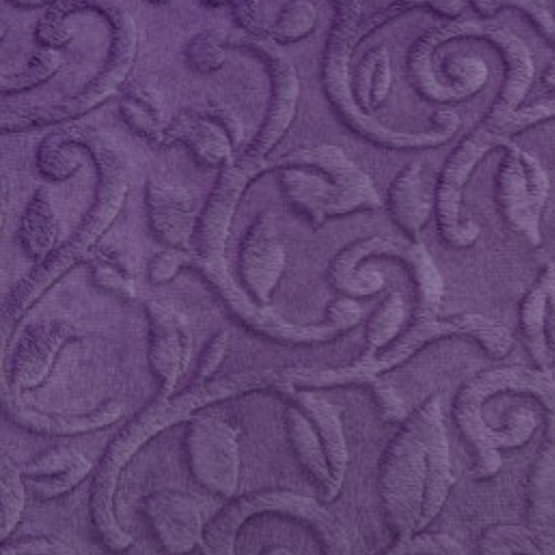 Violet Embossed Vine