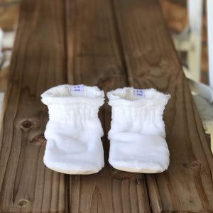 Classic Style Booties 6-12 months - 5" Sole Ready to Ship