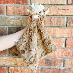 Custom Order LE Handmade Snuggle Buddy Highland Cow