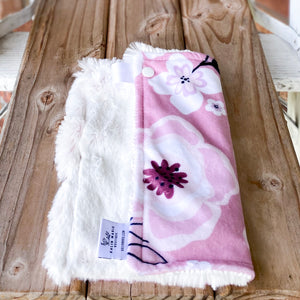 RTS Floral Woodrose Luxe Snuggle Lovey