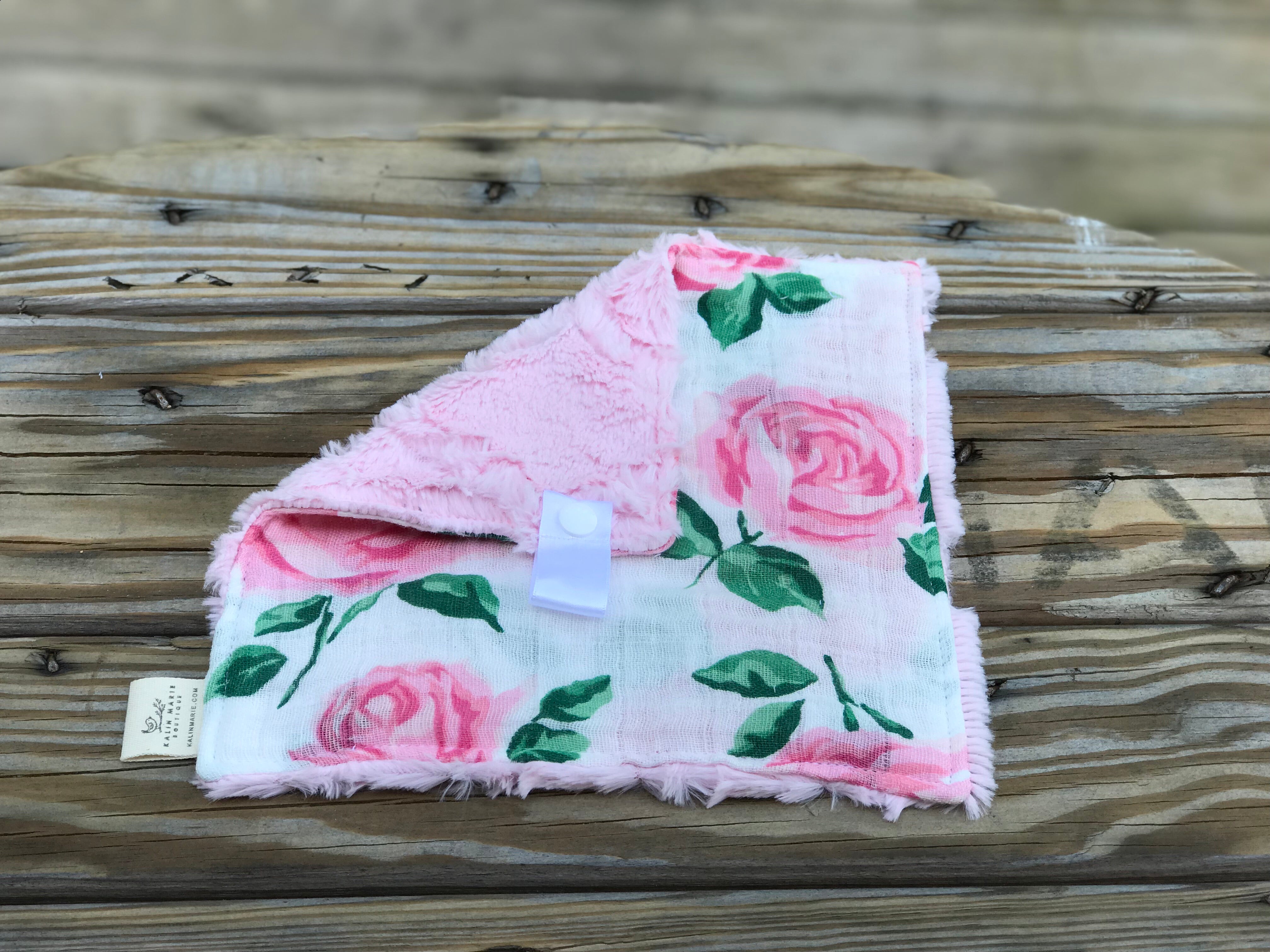 Easy Order La Vie En Rose Pink Luxe Smooth Minky Lovey