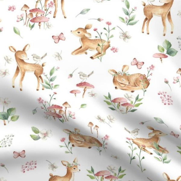 Limited Edition Spoonflower Baby Deer Minky Luxe Blanket Custom Order