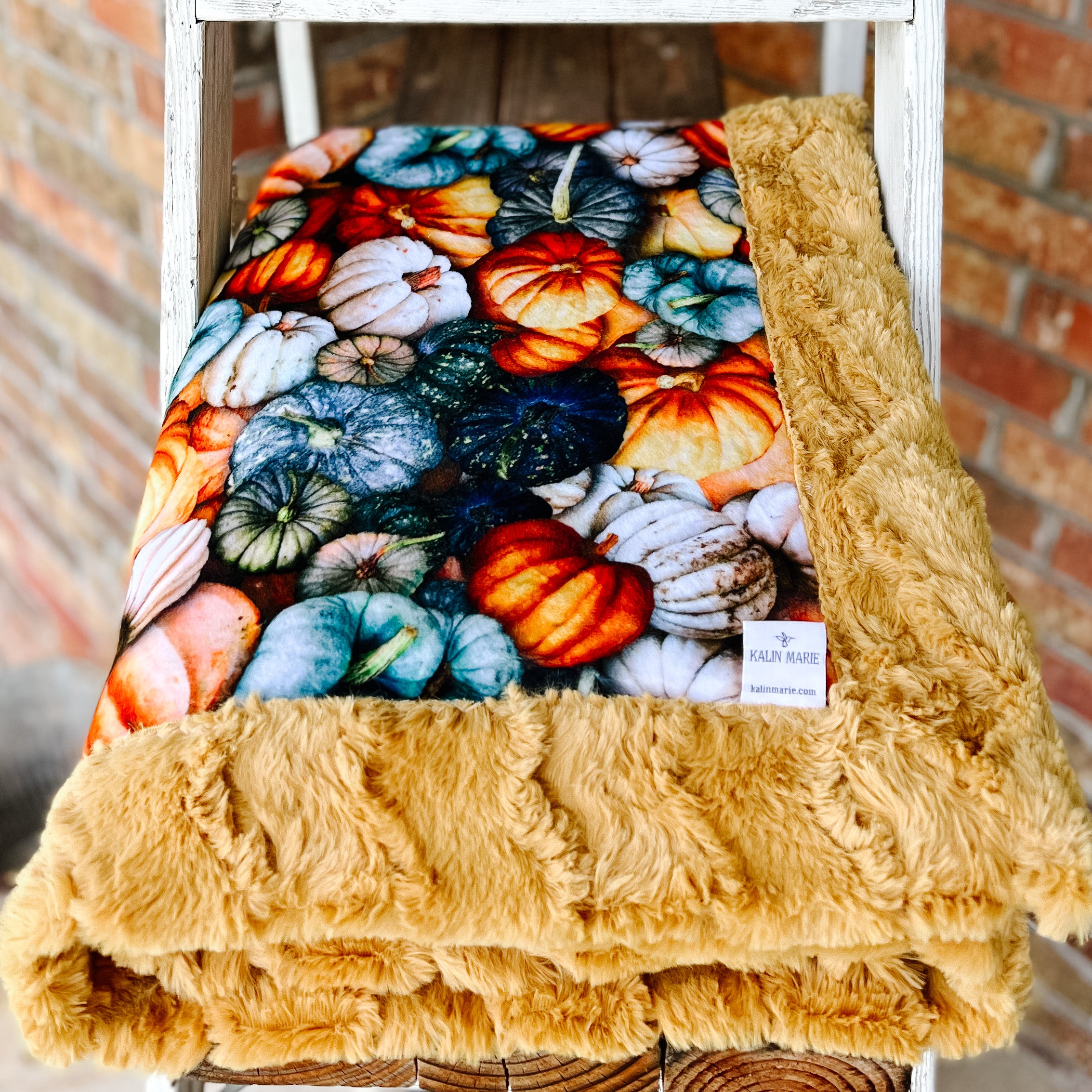 Last Chance! RTS LE Pumpkins Snuggle Blanket