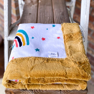 RTS After the Rain Watermelon Luxe Snuggle Blankets