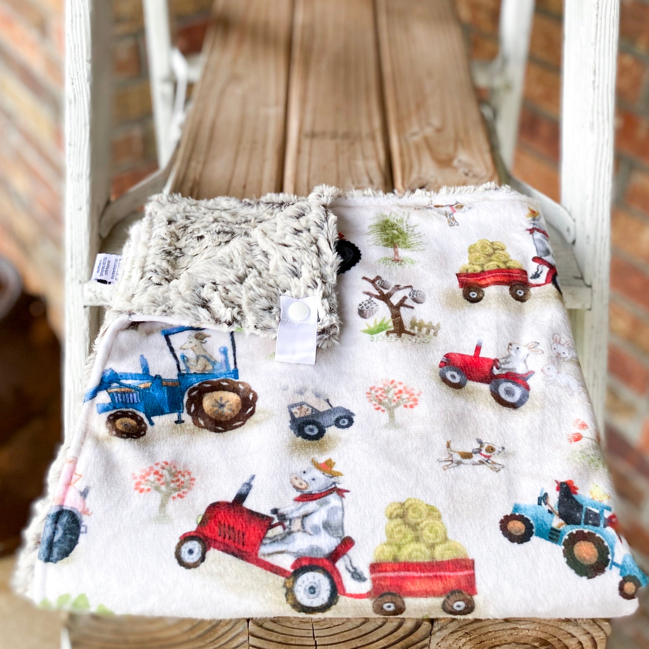 RTS Funny Farm Luxe Snuggle Loveys