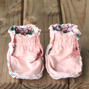 Reversible Kalin Marie Cotton Knit Booties