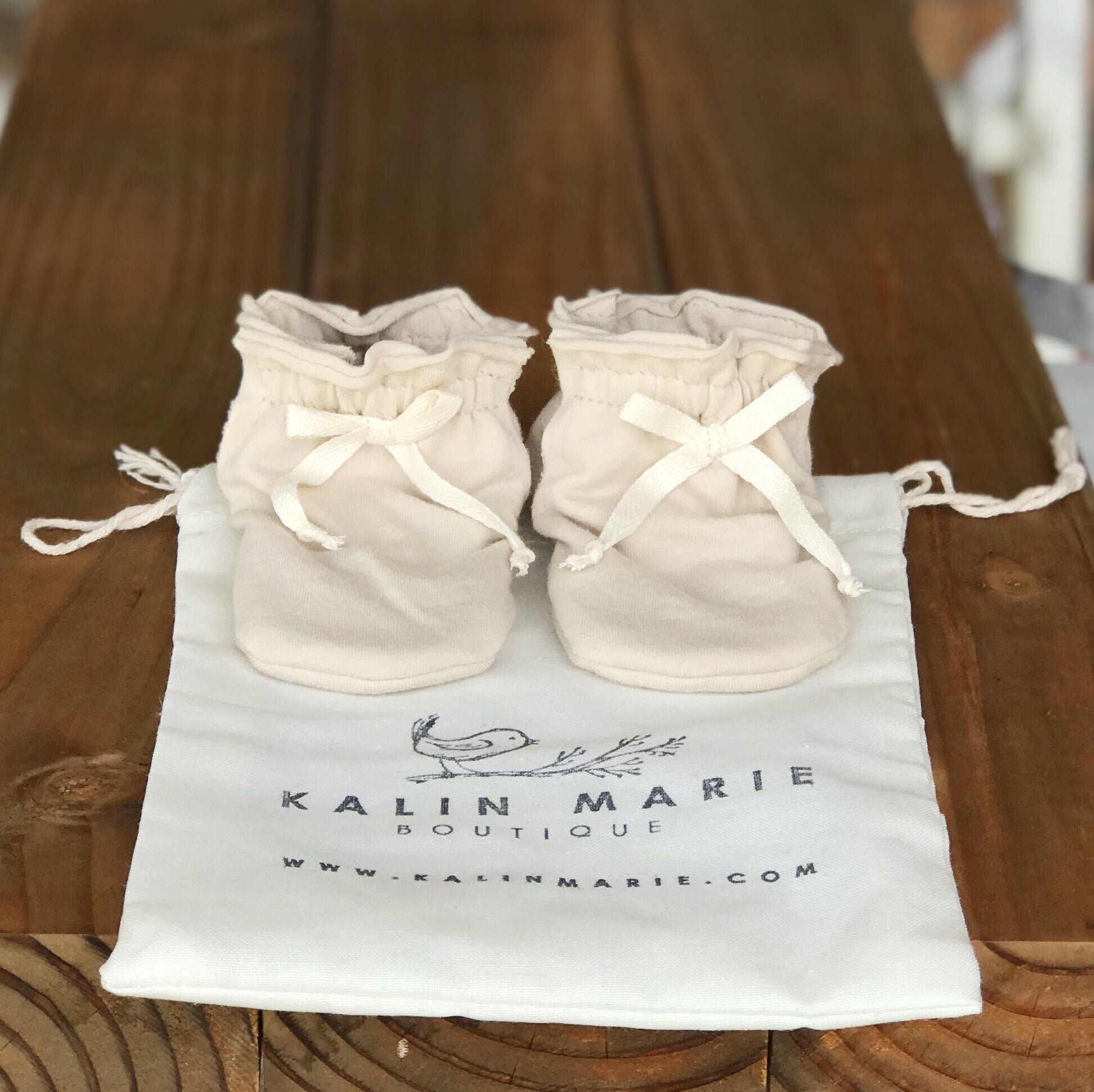 Charley Cotton Knit Booties
