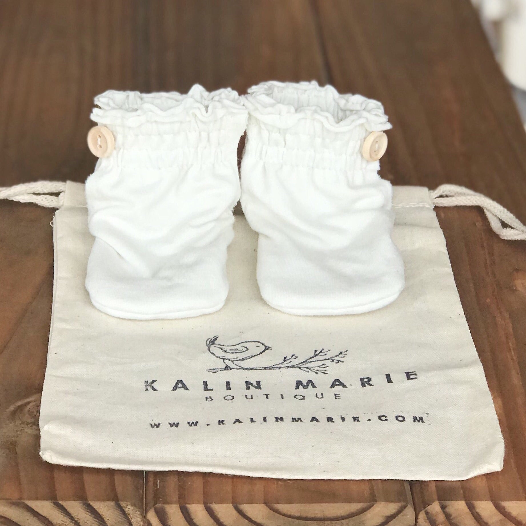 Eden Cotton Knit Booties