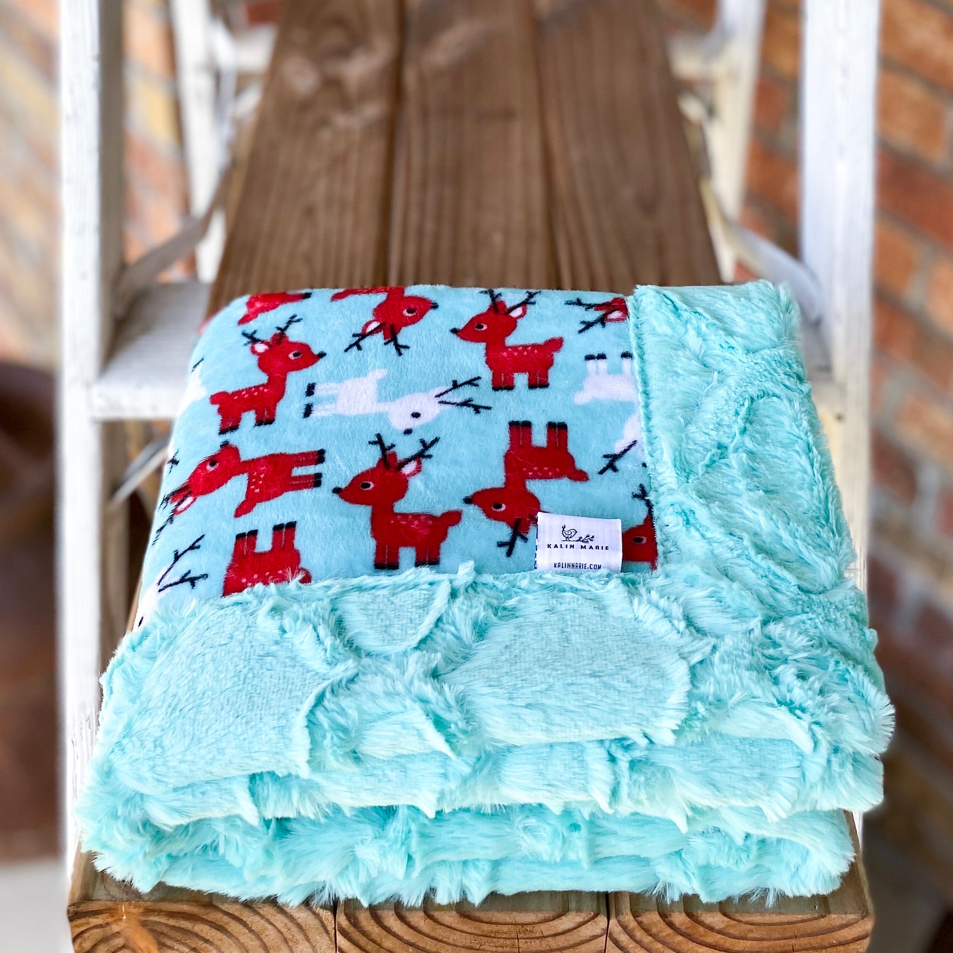 Last Chance! RTS Holiday Reindeer Loveys & Blankets