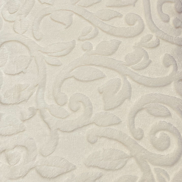 Ivory Embossed Vine