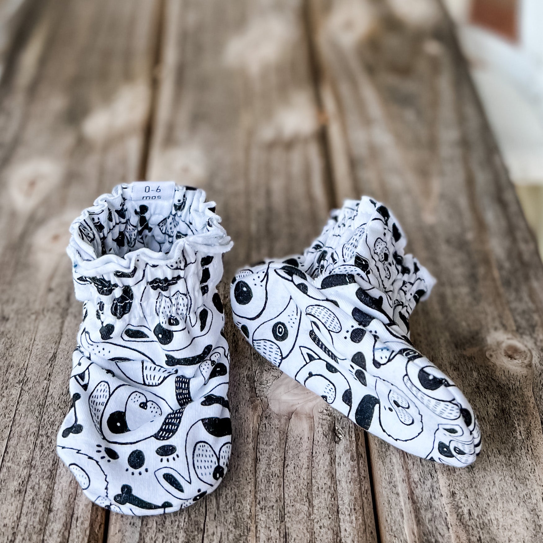 Last Chance!LE Woofin Around All Knit Booties Ready to Ship