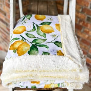 RTS LE Spoonflower Lemons Blankets