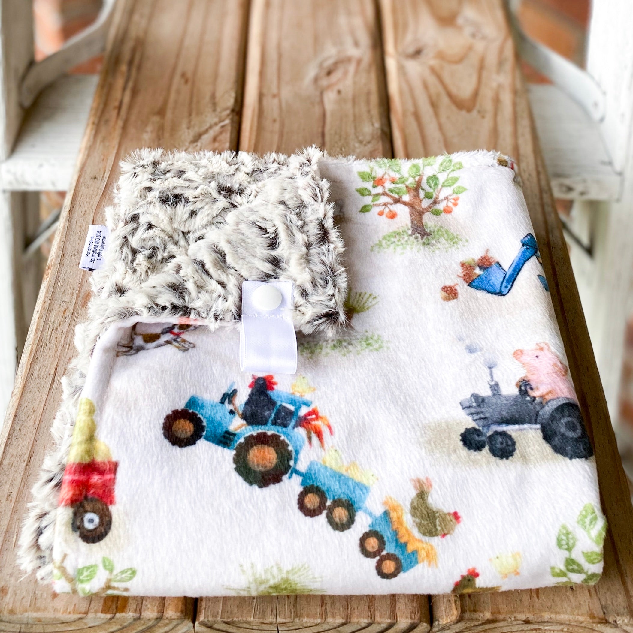 RTS Funny Farm Luxe Snuggle Loveys