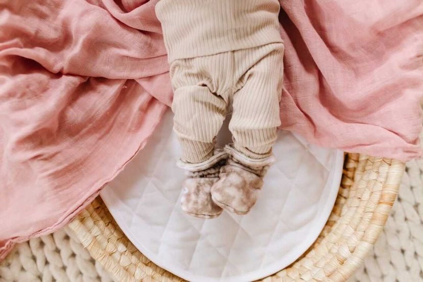 Fawn Booties Minky Booties - Ready to Ship