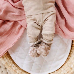 Fawn Booties Minky Booties - Ready to Ship