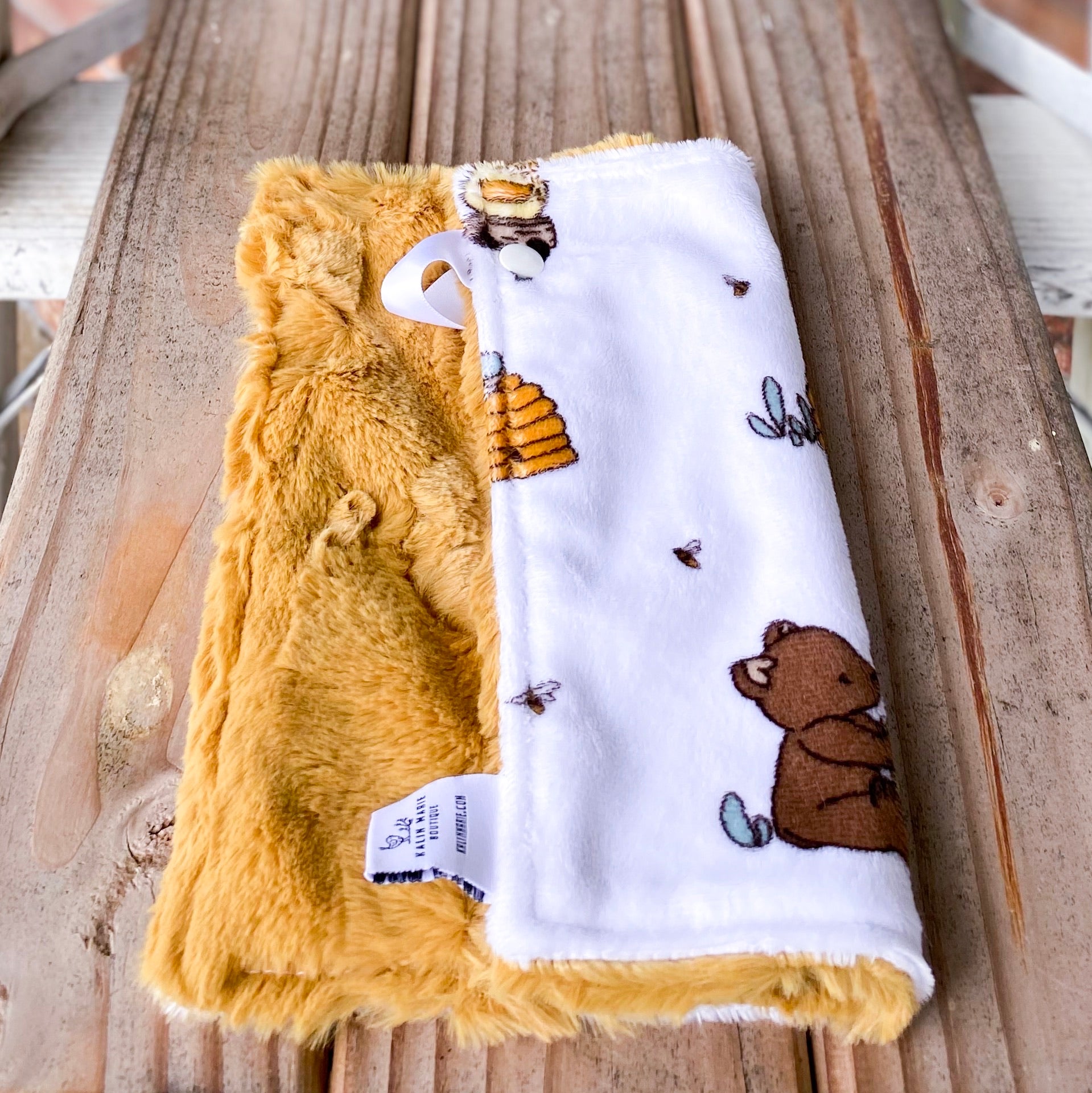 RTS Honey Bears Minky Loveys