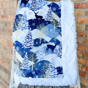 Last Chance! RTS Midnight Deer Snuggle Blanket