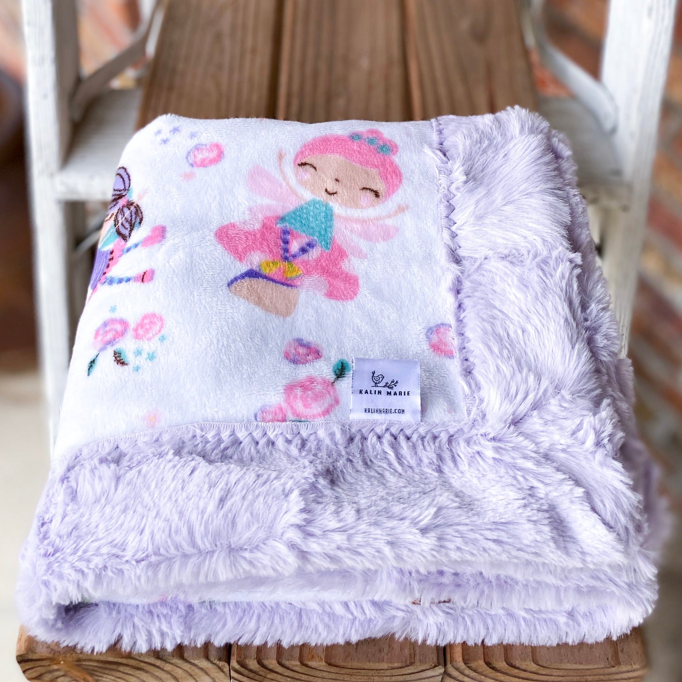 Easy Order Twinkle Toes Luxe Snuggle Blanket