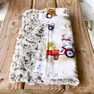 RTS Funny Farm Luxe Snuggle Loveys