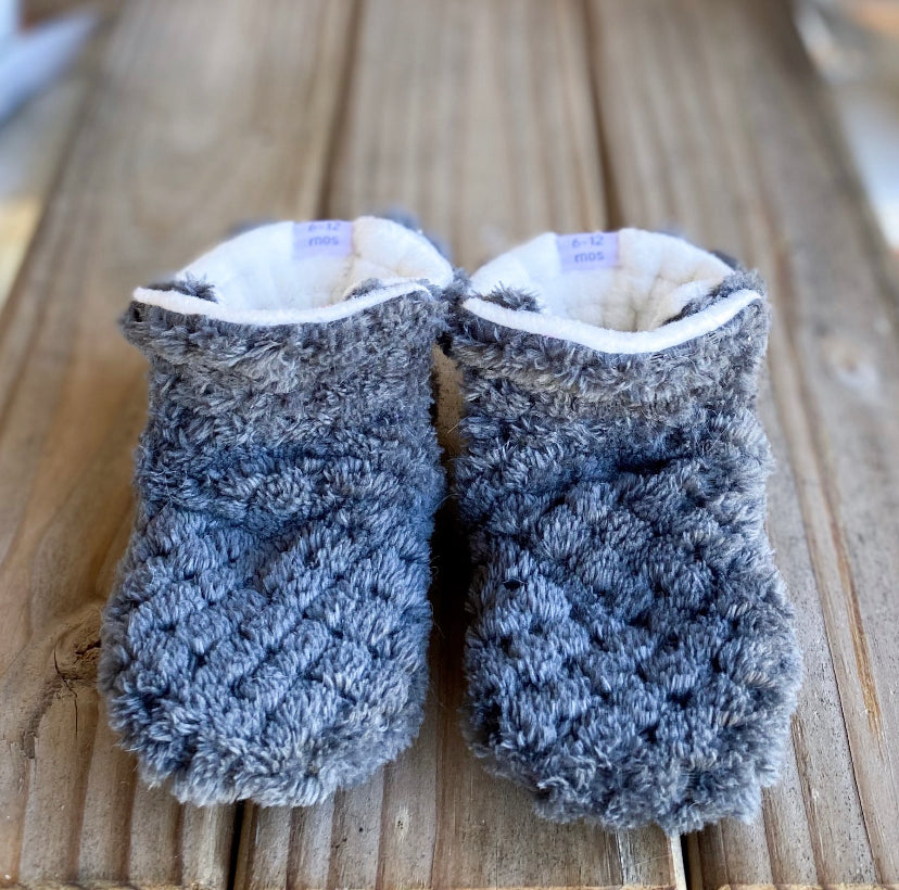 Classic Style Booties 0-6 Months - 4.5" Sole Ready to Ship