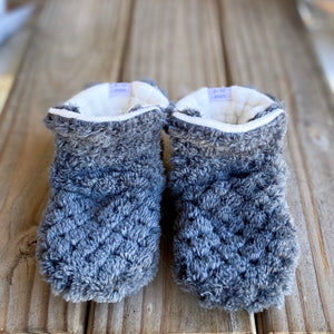 Classic Style Booties 0-6 Months - 4.5" Sole Ready to Ship