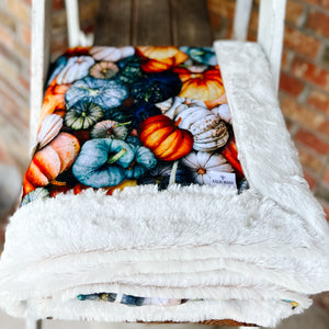 Last Chance! RTS LE Pumpkins Snuggle Blanket