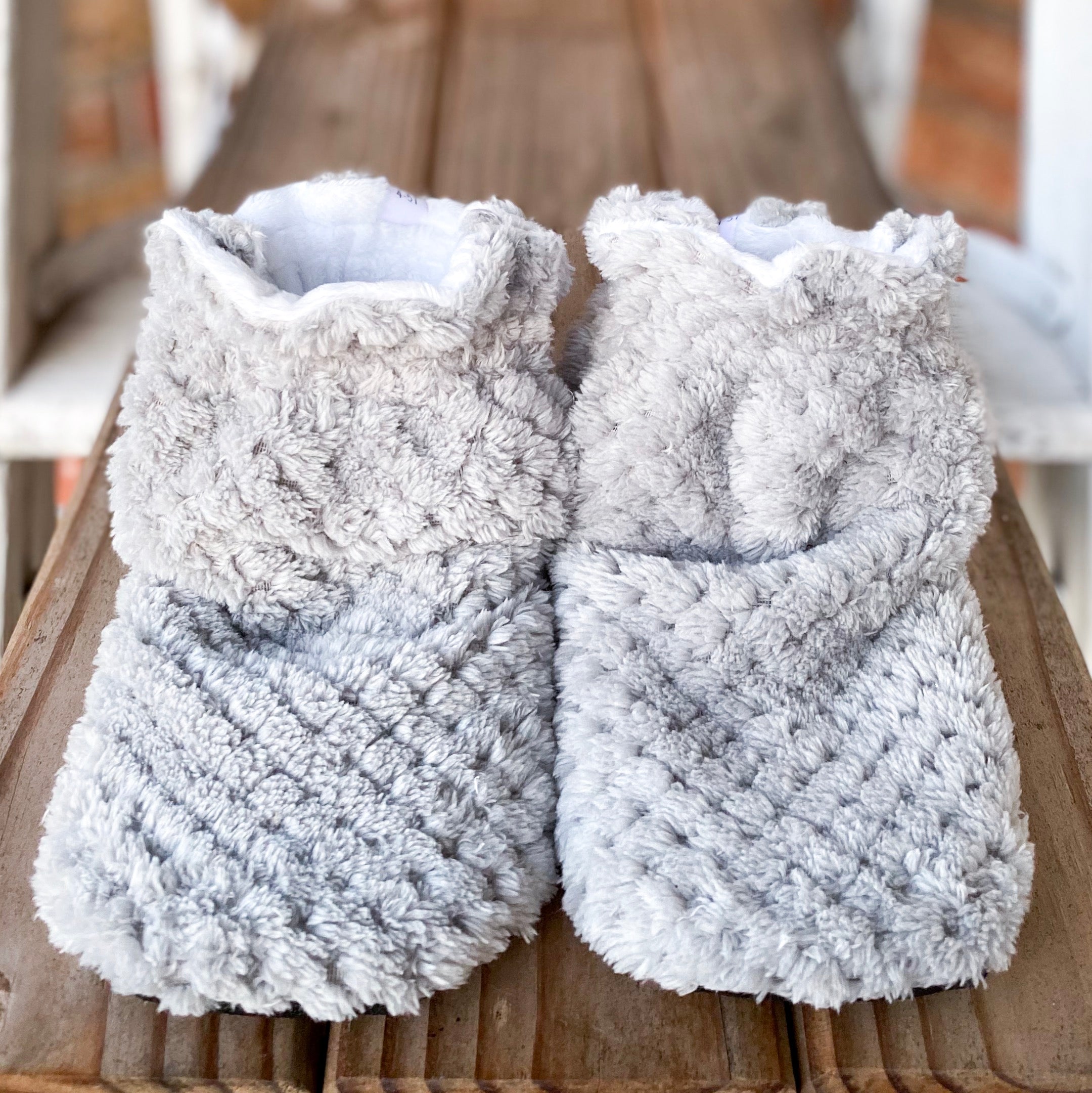Toddler - Eleanor Minky Booties