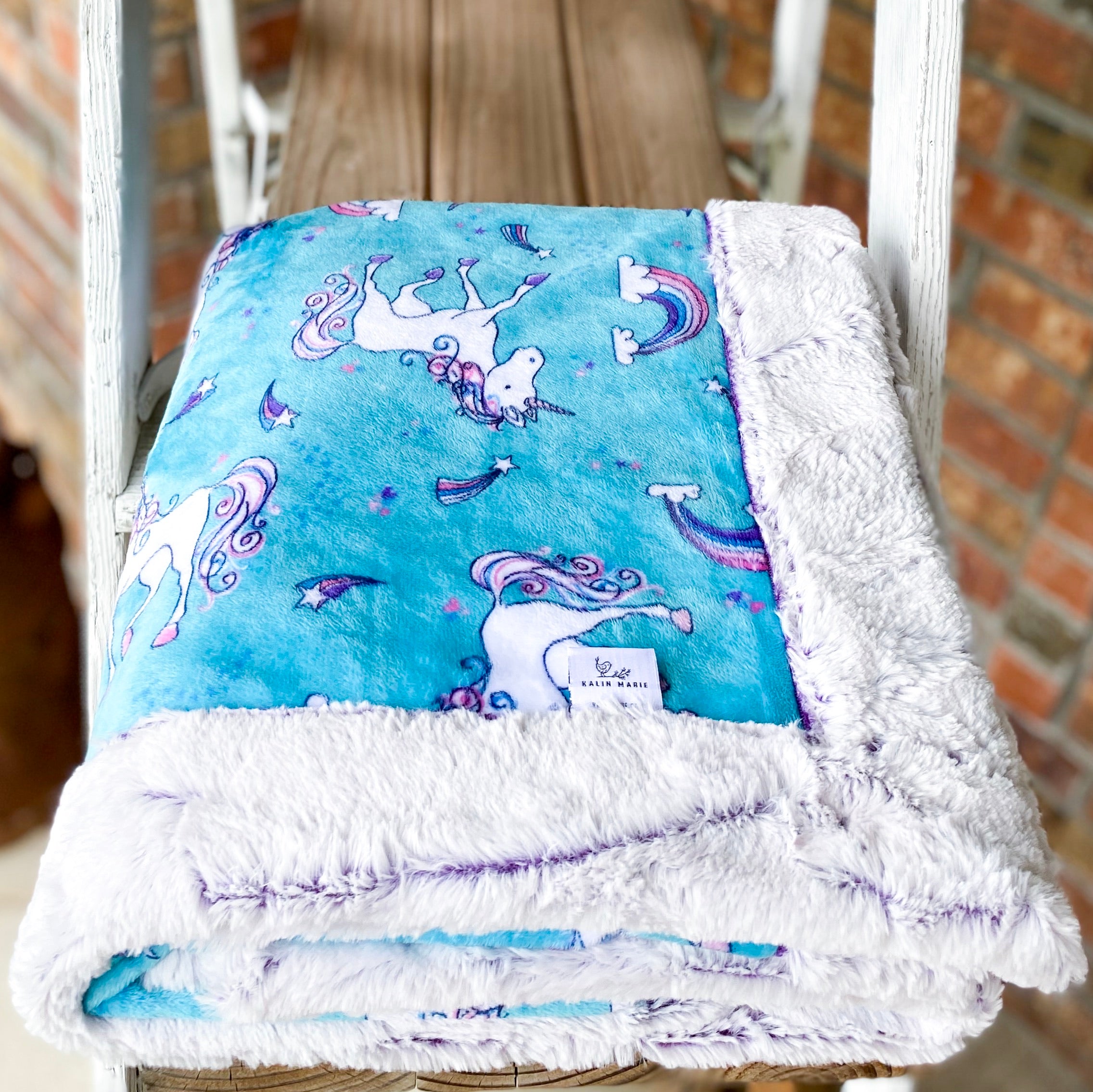 Easy Order Rainbow Magic Luxe Snuggle Blanket