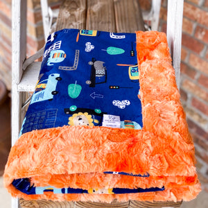 Last Chance! RTS Hit the Road Midnight Luxe Blanket