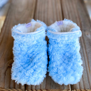 RTS Custom Style Booties 6-12 months - 5" Sole