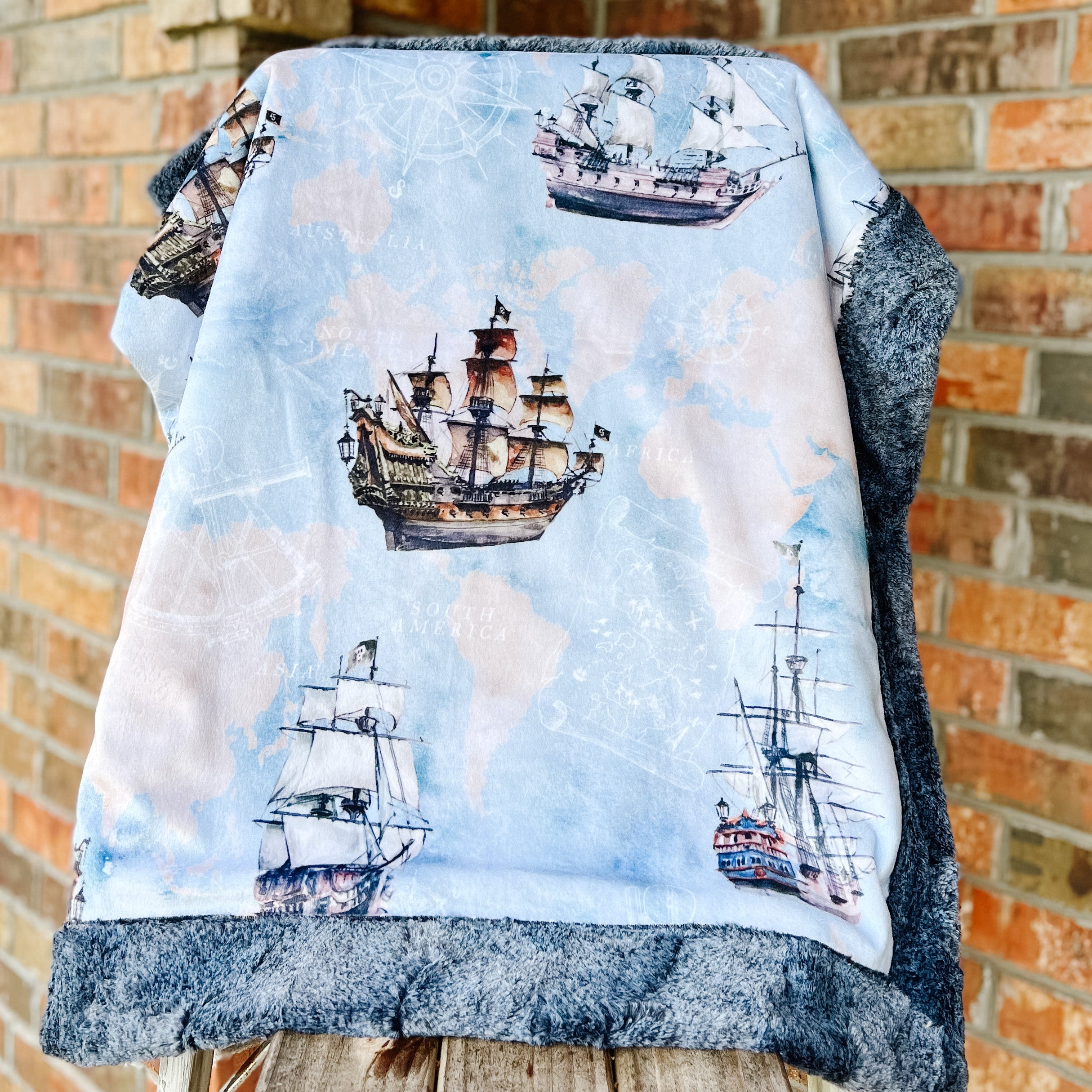 RTS Last Chance! Ahoy Snuggle Blanket