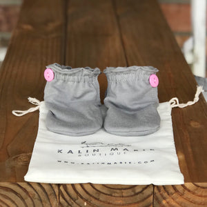 Grayson Cotton Knit Booties