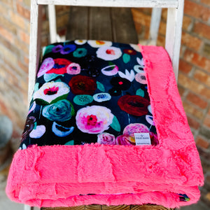 RTS Flower House Luxe Snuggle Blankets