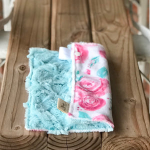 Easy Order Rosie Blush Luxe Smooth Minky Lovey
