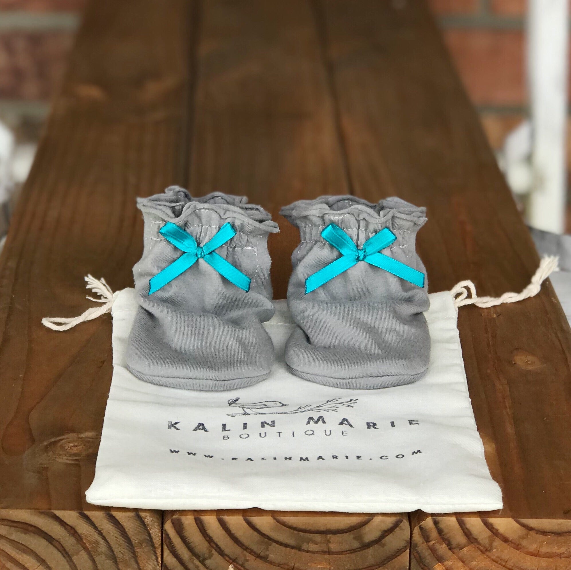 Grayson Cotton Knit Booties