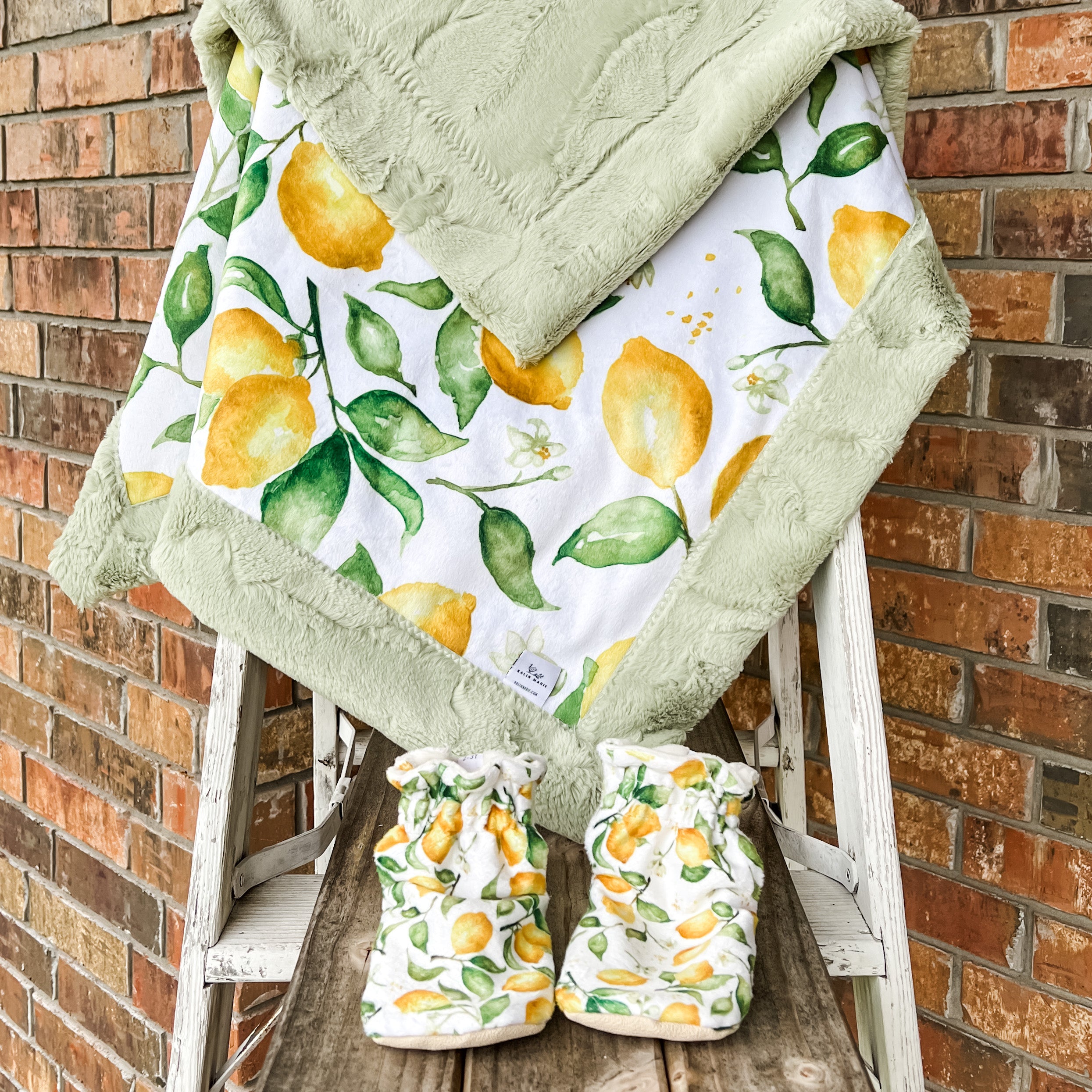 RTS LE Spoonflower Lemons Blankets