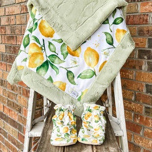 RTS LE Spoonflower Lemons Blankets