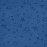 Blue embossed stars