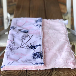 Easy Order Queen Anne's Lace Luxe Smooth Minky Lovey