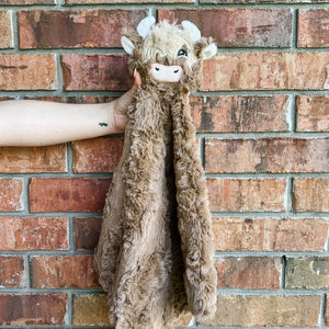 Custom Order LE Handmade Snuggle Buddy Highland Cow