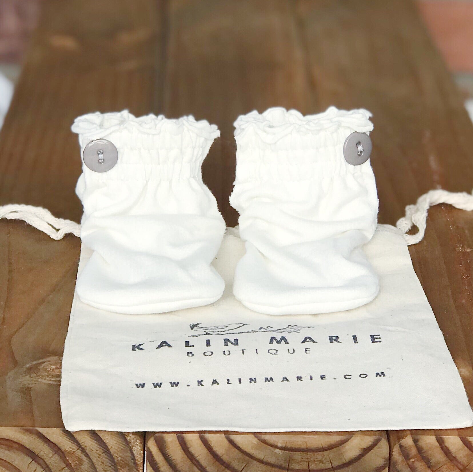 Eden Cotton Knit Booties