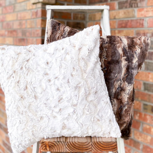 Custom Minky Pillow Covers