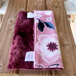 RTS Floral Woodrose Luxe Snuggle Lovey