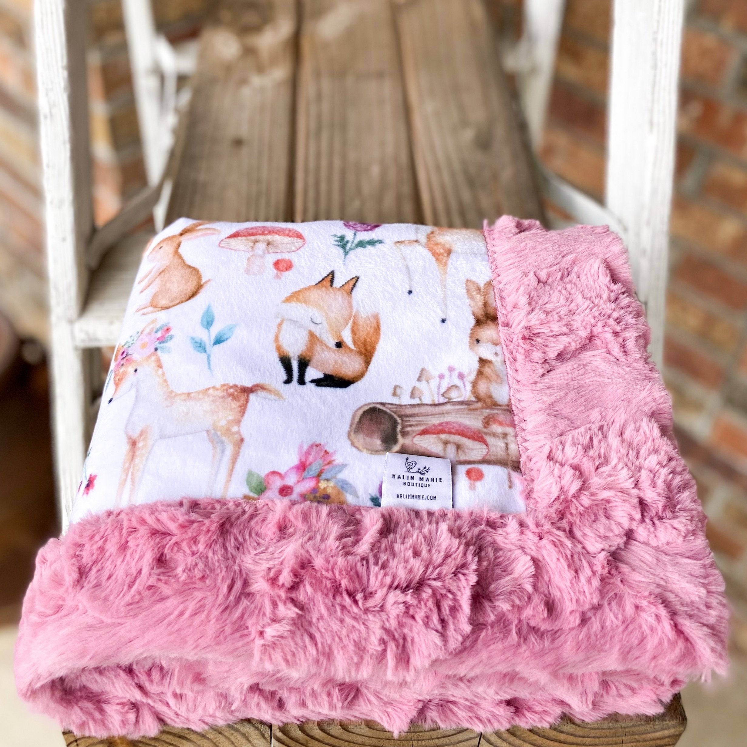 Easy Order Sweet Darlings & Mauve Glow Glacier Luxe Snuggle Blankets