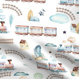 Spoonflower Trains