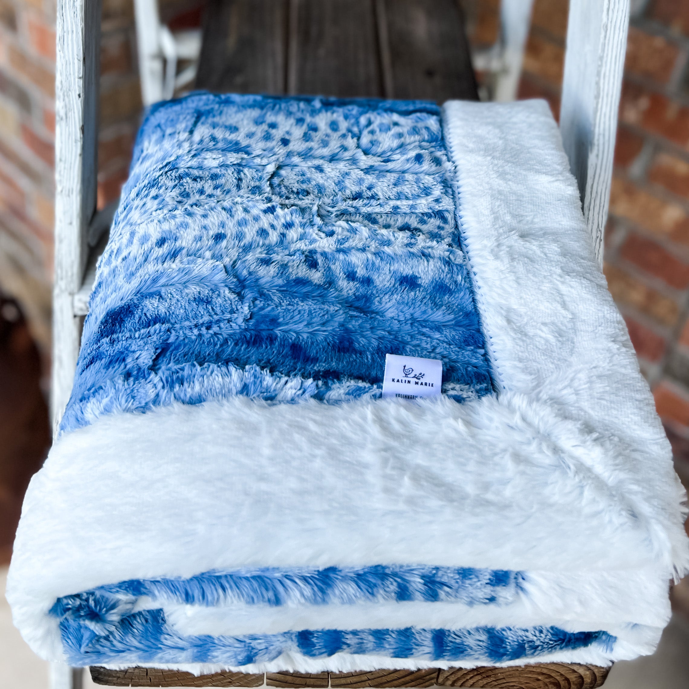 RTS Bluebell Fawn & Bluebell Frost Luxe Blanket
